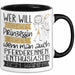 Pferderennen-Enthusiastin Tasse Geschenk Spruch Wer Will Schon Prinzessin Sein Wenn Man Auch Pferderennen-Enthusiastin Sein Kann Trendation