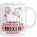 Boxer Geschenk Tasse So Gut Kann Nur Ein Boxer Aussehen Geschenkidee Kaffee-Becher Weiß Trendation
