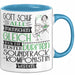 Soundtrack-Komponistin Geschenk Becher Tasse Gott Schuf Alle Menschen Gleich Nur Die Besten Durfeten Soundtrack-Komponistin Werden Geschenkidee Lustig Blau Trendation