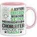 Chorleiter Geschenk Tasse Lustiger Spruch Erheben Sie Sich Der Chorleiter Betritt den Raum Rosa Trendation