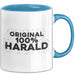 Harald Tasse Original 100% Harald Geschenk Blau Trendation