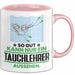 Tauchlehrer Geschenk Tasse So Gut Kann Nur Ein Tauchlehrer Aussehen Geschenkidee Kaffee-Becher Rosa Trendation