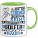 Golfer Geschenk Tasse Lustiger Spruch Erheben Sie Sich Der Golfer Betritt den Raum Grün Trendation