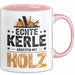 Zimmermann Holz Tischlerei Tasse Geschenk Lustige Geschenkidee Spruch Echte Kerle Arbeiten Mit Holz Rosa Trendation
