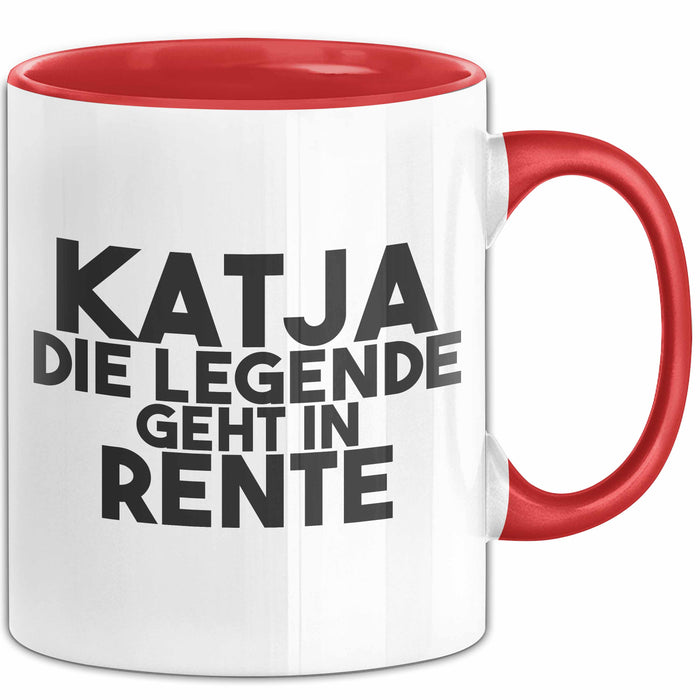 Katja Tasse Katja – Die Legende Geht In Rente Geschenk