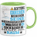 Wasserskifahrer Geschenk Tasse Lustiger Spruch Erheben Sie Sich Der Wasserskifahrer Betritt den Raum Grün Trendation