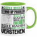 Stand-Up-Paddler Geschenk Tasse Lustige Geschenkdiee für einen Stand-Up-Paddler Geburtstag Ich Bin Stand-Up-Paddler Ich Kann Es Dir Erklären Aber Nicht Für Dich Verstehen Grün Trendation