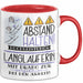 Langläuferin Tasse Geschenk Lustig Abstand Halten Hochleistungs-Langläuferin Mit Drang Zur Perfektion Bei Der Arbeit Rot Trendation