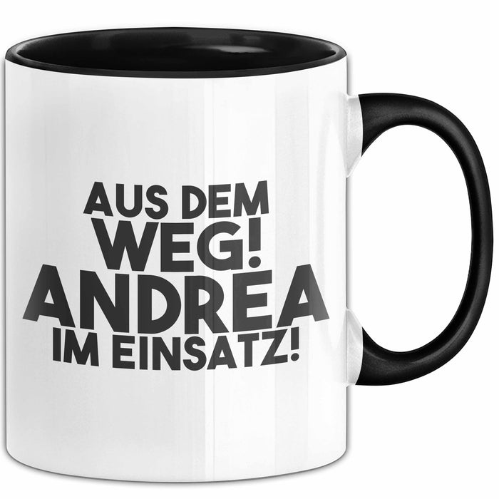 Andrea Tasse Aus Dem Weg! Andrea Im Einsatz! Geschenk