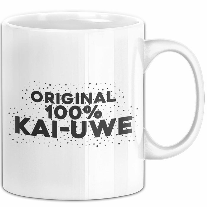 Kai-Uwe Tasse Original 100% Kai-Uwe Geschenk Weiß Trendation