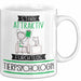 Tierpsychologin Tasse Geschenk Becher Stark Attraktiv Furchtlos Tierpsychologin Lustige Geschenkidee Weiß Trendation