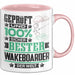 Wakeboarder Geschenk Lustiger Spruch für Wakeboarder Geschenkidee Bester Wakeboarder Der Welt Rosa Trendation