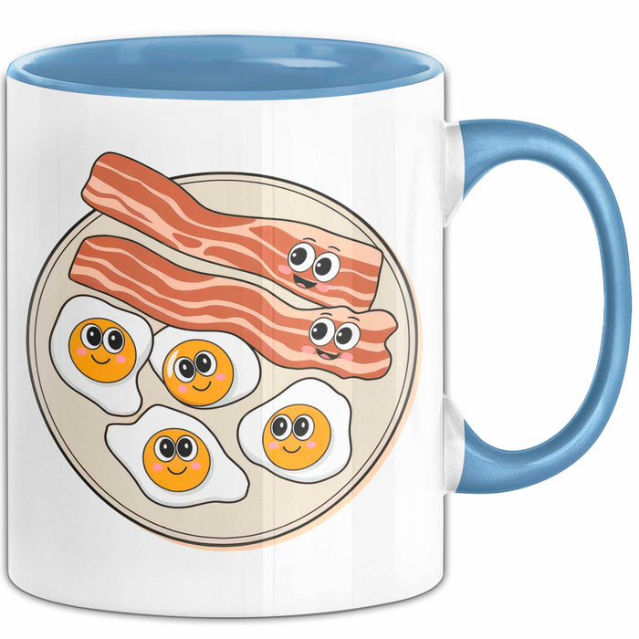 Keto Diät Fan Tasse Geschenkidee für Low Carb Liebhaber Blau Trendation