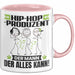 Hip-Hop-Produzent Tasse Geschenk für Hip-Hop-Produzent Der Mann Der Alles Kann Geschenkidee zum Geburtstag Rosa Trendation