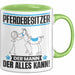 Pferdebesitzer Tasse Geschenk für Pferdebesitzer Der Mann Der Alles Kann Geschenkidee zum Geburtstag Grün Trendation