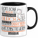 Katzenbetreuerin Geschenk Becher Tasse Gott Schuf Alle Menschen Gleich Nur Die Besten Durfeten Katzenbetreuerin Werden Geschenkidee Lustig Trendation
