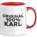 Karl Tasse Original 100% Karl Geschenk Rot Trendation