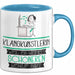 Klangkünstlerin Weil Es Keinen Schöneren Beruf Gibt Tasse Geschenk für Eine Klangkünstlerin Lustig Blau Trendation