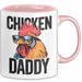 Huhn Tier Bauer Tasse Becher Geschenk Lustige Geschenkidee Spruch Hühnerpapa Rosa Trendation