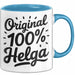 Helga Tasse Geschenk Original 100% Helga Geschenkidee Geburtstag Blau Trendation