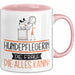 Hundepflegerin Geschenk Tasse Becher Die Frau Die Allen Kann Geschenkidee für eine Hundepflegerin Lustig Rosa Trendation