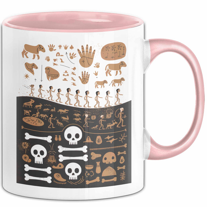 Anthropologe Tasse Geschenk Lustige Geschenkidee Spruch Für Kultur Entdecker Rosa Trendation