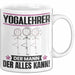 Yogalehrer Tasse Geschenk für Yogalehrer Der Mann Der Alles Kann Geschenkidee zum Geburtstag Weiß Trendation