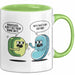 Biologielehrer Unterricht Tasse Geschenk Lustige Geschenkidee Spruch Hey Das Ist Mein Enzym Grün Trendation