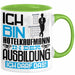 Hotelkaufmann Ausbildung Tasse Geschenk Ich Bin Hotelkaufmann In Der Ausbildung Ich Darf Das Geschenkidee Spruch Grün Trendation