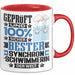 Synchronschwimmerin Geschenk Lustiger Spruch für Synchronschwimmerin Geschenkidee Bester Synchronschwimmerin Der Welt Rot Trendation