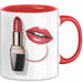 Make up Artist Tasse Geschenkidee für Schminke Kreateur Rot Trendation