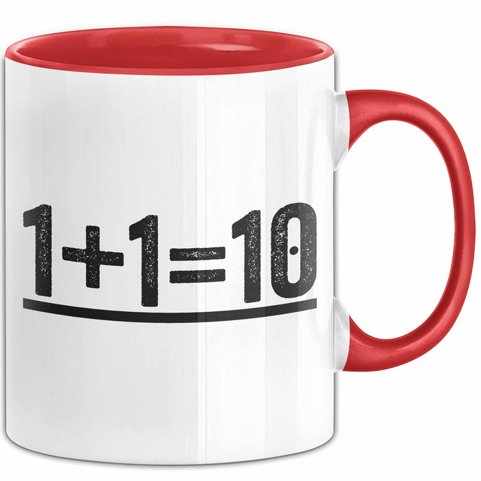 Informatik Softwareprogrammierer Tasse Geschenk Lustige Geschenkidee Spruch Rot Trendation