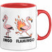 Flamingo In Flammen Tasse Geschenk Lustige Geschenkidee Spruch Rot Trendation