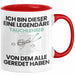 Tauchlehrer Geschenk Tasse Lustige Geschenkidee Geburtstag für Tauchlehrer Ich Bin Dieser Legendäre Tauchlehrer Von Dem Alle Geredet Haben Kaffee-Becher Rot Trendation