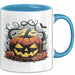 Halloween Tasse Geschenkidee für Grusel Saison Fans Blau Trendation
