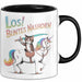 Sarkastische Katze Pferd Tasse Geschenk Buntes Nashorn Trendation