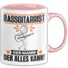 Bassgitarrist Tasse Geschenk für Bassgitarrist Der Mann Der Alles Kann Geschenkidee zum Geburtstag Rosa Trendation