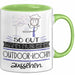 Outdoor-Köchin Geschenk Tasse So Gut Kann Nur Eine Outdoor-Köchin Aussehen Geschenkidee Geburtstag Weihnachten Lustig Grün Trendation