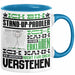 Stand-Up-Paddler Geschenk Tasse Lustige Geschenkdiee für einen Stand-Up-Paddler Geburtstag Ich Bin Stand-Up-Paddler Ich Kann Es Dir Erklären Aber Nicht Für Dich Verstehen Blau Trendation