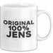 Jens Tasse Original 100% Jens Geschenk Weiß Trendation