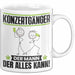 Konzertgänger Tasse Geschenk für Konzertgänger Der Mann Der Alles Kann Geschenkidee zum Geburtstag Weiß Trendation