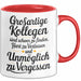 Bürokollege Tasse Geschenkidee Tolle Kollegen Sind Selten Rot Trendation