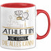 Athletin Geschenk Tasse Becher Die Frau Die Allen Kann Geschenkidee für eine Athletin Lustig Rot Trendation