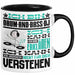 Drum-and-Bass-DJ Geschenk Tasse Lustige Geschenkdiee für einen Drum-and-Bass-DJ Geburtstag Ich Bin Drum-and-Bass-DJ Ich Kann Es Dir Erklären Aber Nicht Für Dich Verstehen Schwarz Trendation