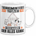 Tierheimunterstützer Tasse Geschenk für Tierheimunterstützer Der Mann Der Alles Kann Geschenkidee zum Geburtstag Weiß Trendation