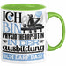 Physiotherapeutin Ausbildung Start Geschenk Tasse Ich Bin Physiotherapeutin In Der Ausbildung Ich Darf Das Kaffee-Becher Geschenkidee Grün Trendation