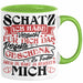 Valentinstag Tasse Geschenk für Ihn Sie Männer Für Paare Freundin Geschenkidee Kaffee-Becher Liebe Ich Hab Versucht Für Dich Das Geschenk Zu Finden Aber Du Hast Ja Bereits Mich Grün Trendation