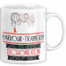 Parkour-Trainerin Weil Es Keinen Schöneren Beruf Gibt Tasse Geschenk für Eine Parkour-Trainerin Lustig Weiß Trendation