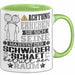 Schwägerschaft Geschenk Tasse Lustiger Spruch Erheben Sie Sich Der Schwägerschaft Betritt den Raum Grün Trendation