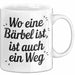 Bärbel Tasse Geschenk Wo Eine Bärbel Ist Ist Auch Ein Weg Geschenkidee Becher mit Name Weiß Trendation